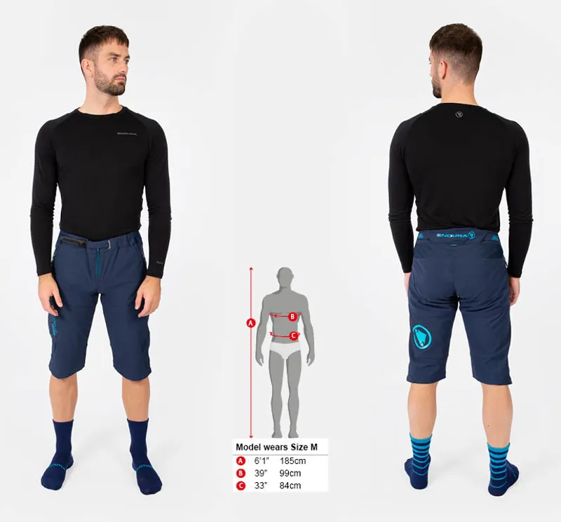 Endura MT500 Burner MTB Shorts in Black-6